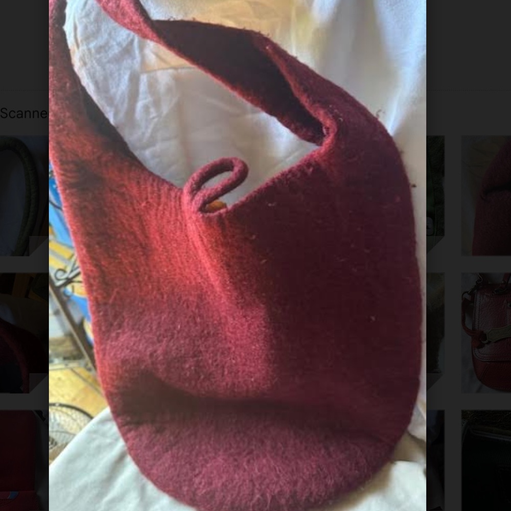 Felted Wool Handbag - Picture 2 of 3